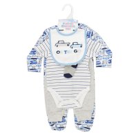 BG307: Boys 6 Piece Gift Set (NB-9 Months)